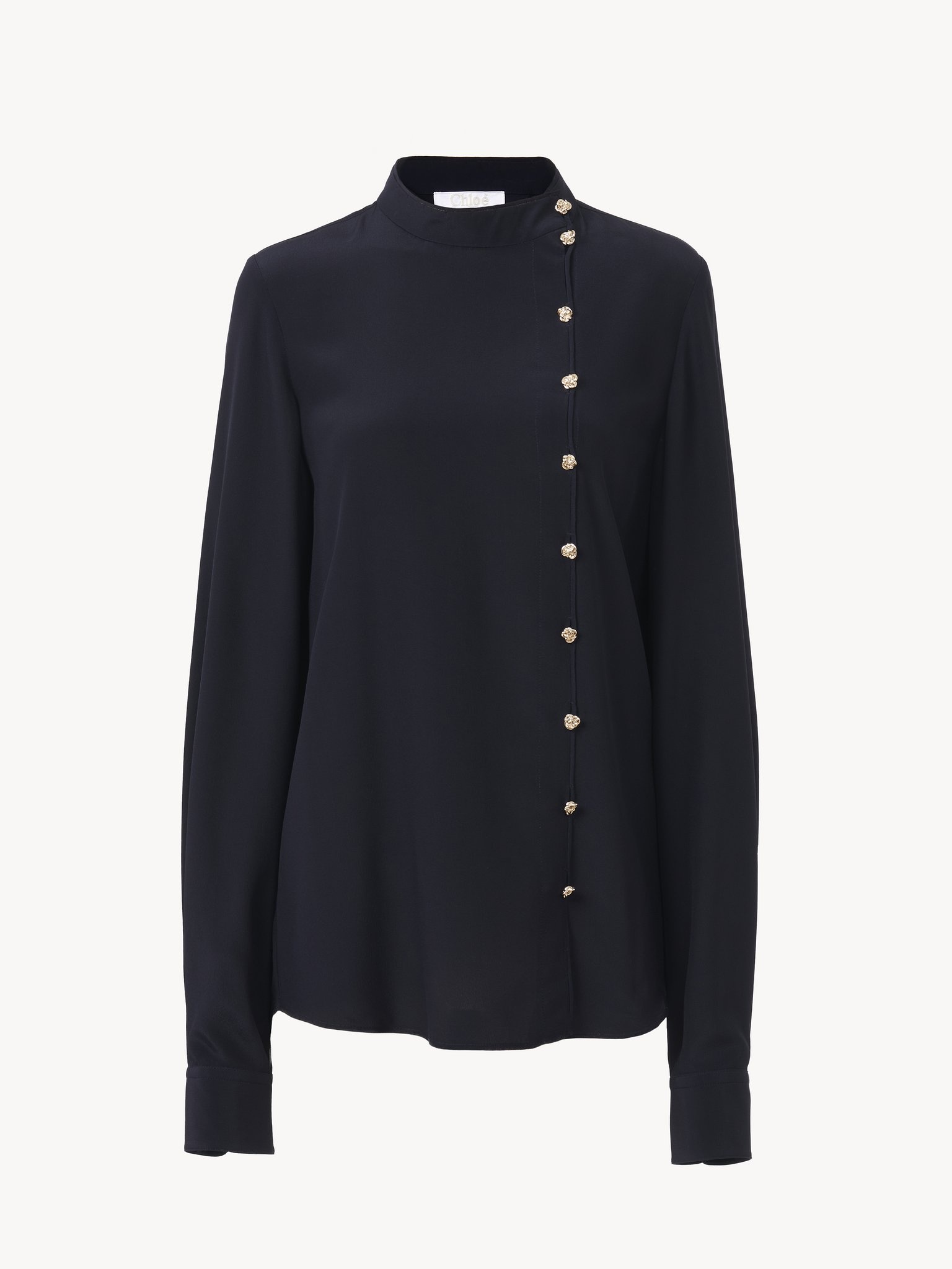 EMBELLISHED OFFICER BLOUSE - 2