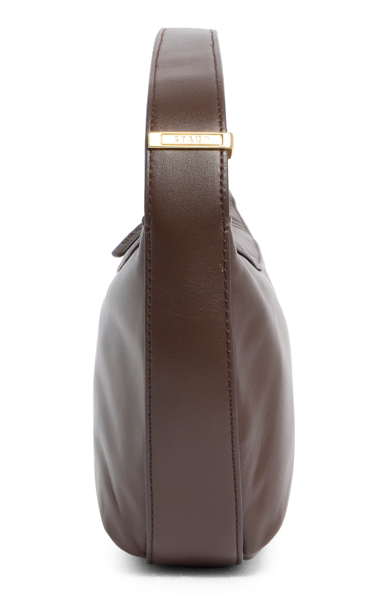 STAUD Demy Convertible Leather Shoulder Bag in Espresso at Nordstrom - 5