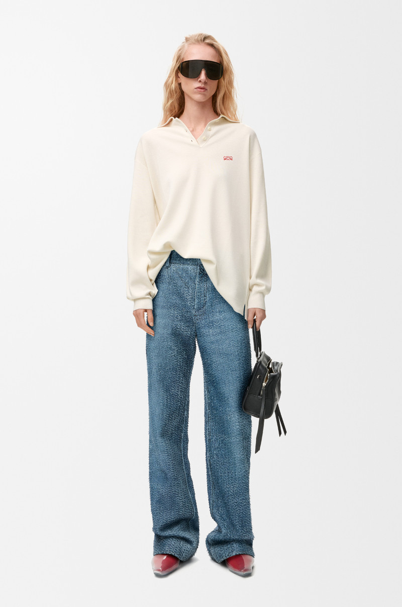 Loewe Polo sweater in cashmere and silk blend outlook