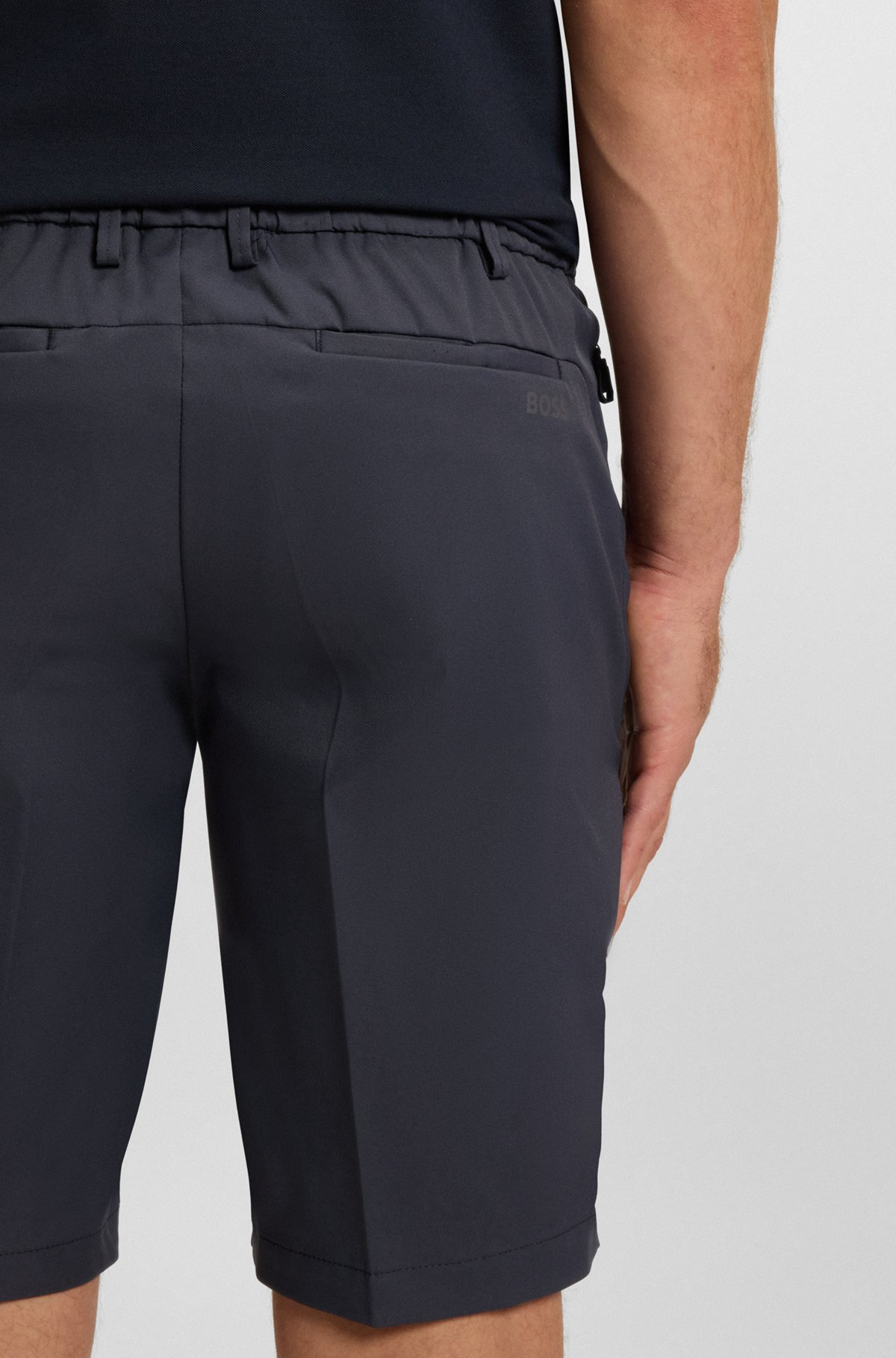 WATER-REPELLENT SHORTS WITH EASY-IRON FINISH - 5