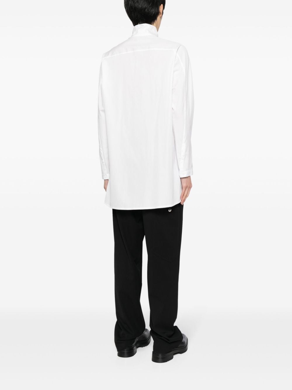 raglan-sleeves cotton shirt - 4