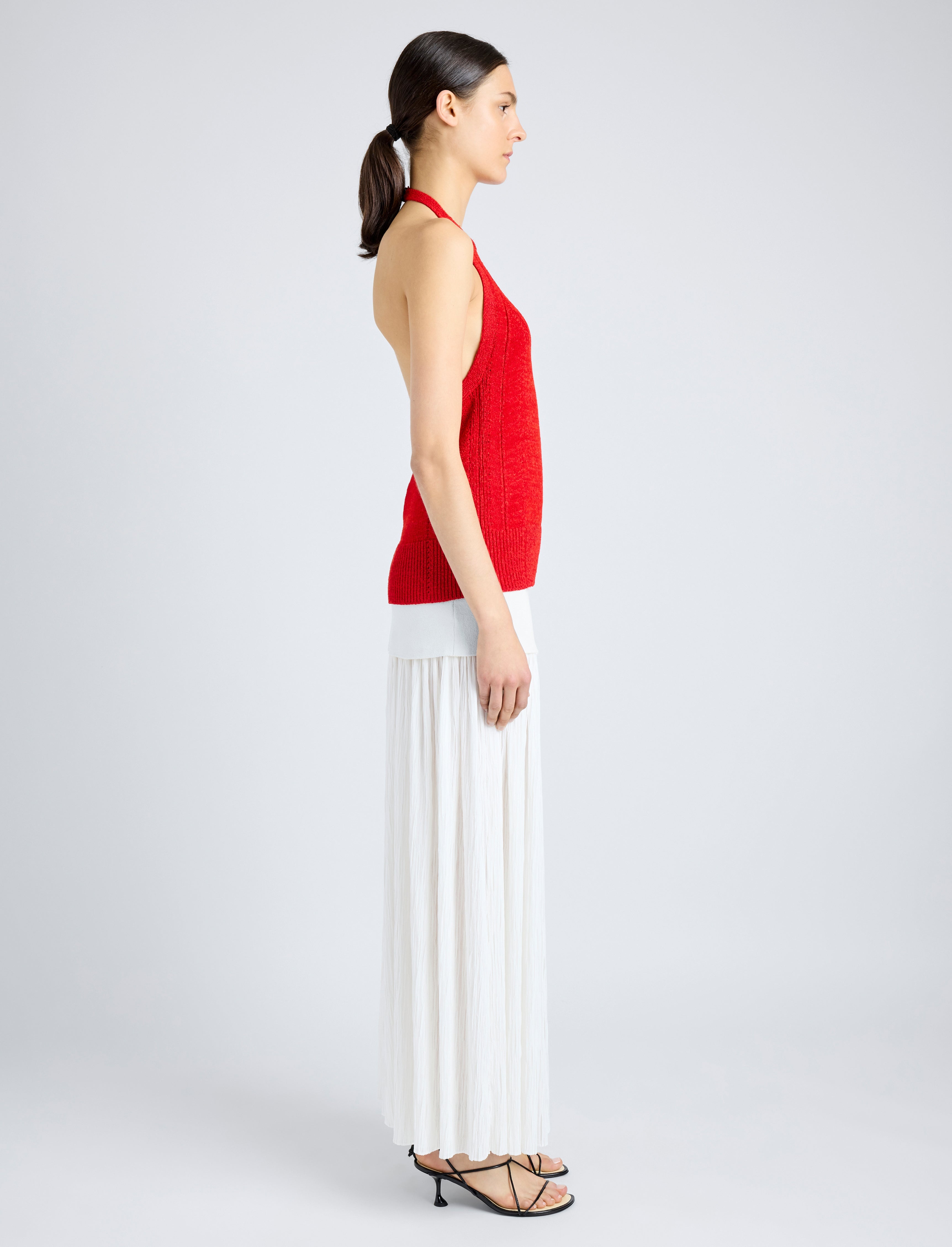 Leona Top in Viscose Ribbon Knit - 4