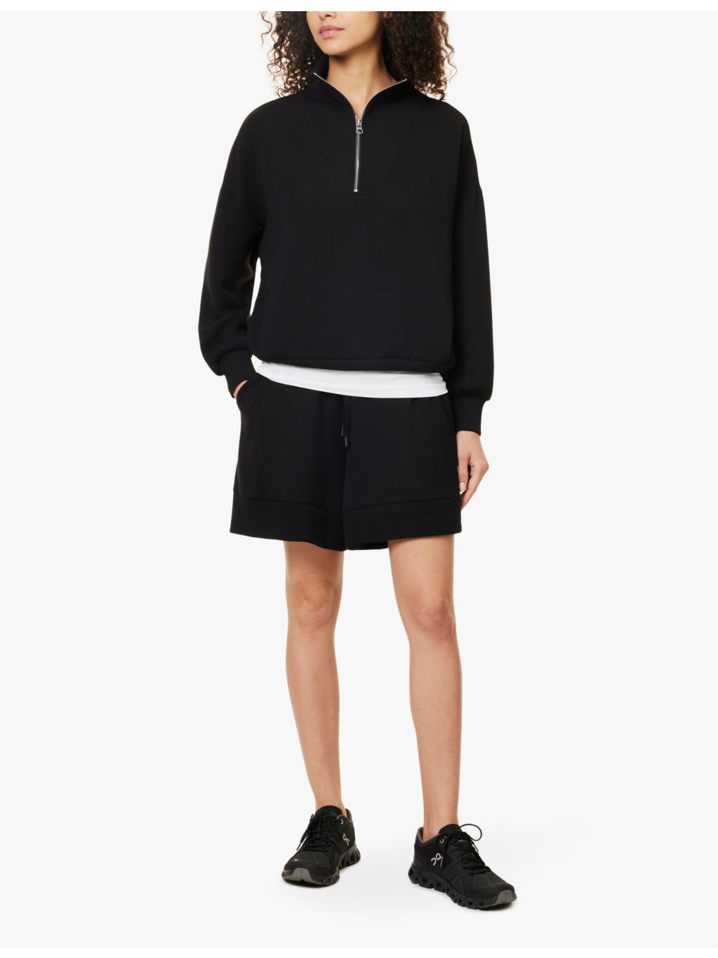 Alder drawstring-waist stretch-woven jersey shorts - 2