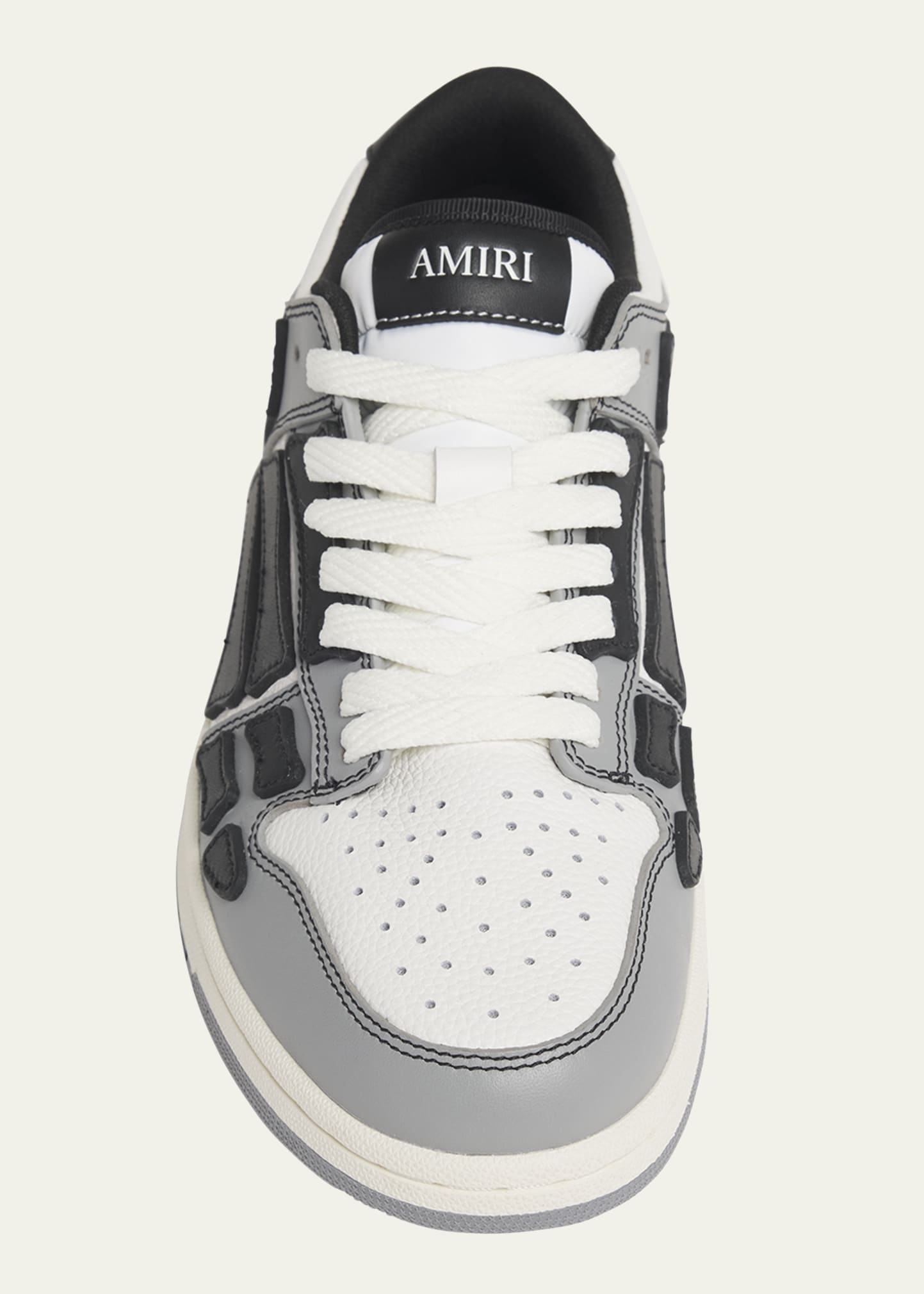 Men's Varsity Skel Leather Low-Top Sneakers - 5