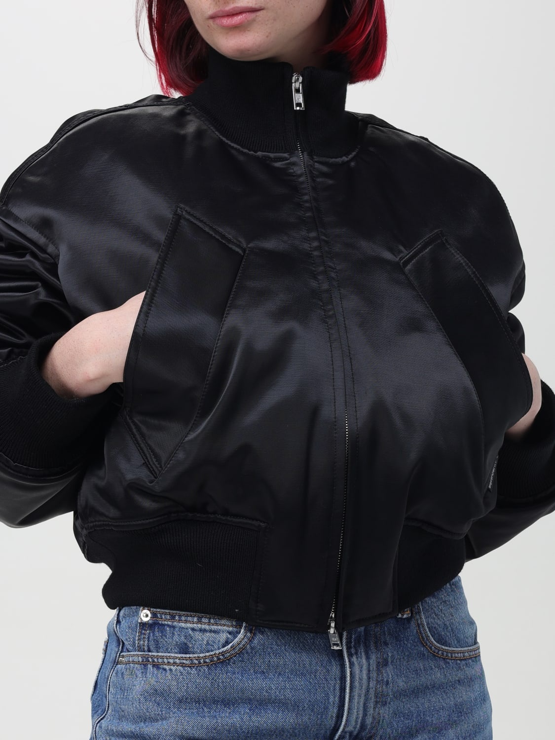 【23AW NEW】Alexander Wang_women/ラムスキン ベルト付きコート 23AW NEW】Alexander mcqueen_women / テーラードロングコート