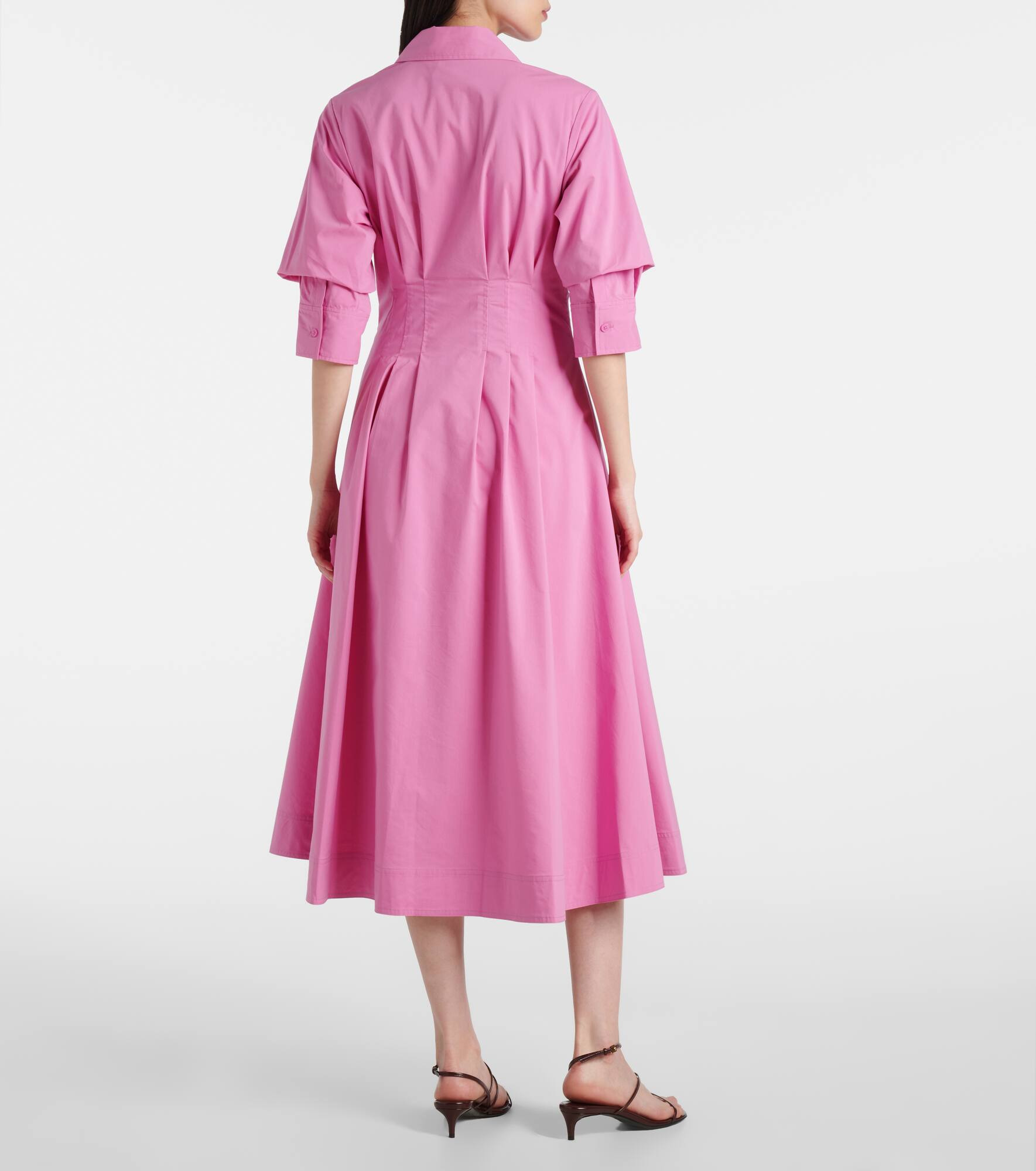 Jazz cotton-blend poplin shirt dress - 3