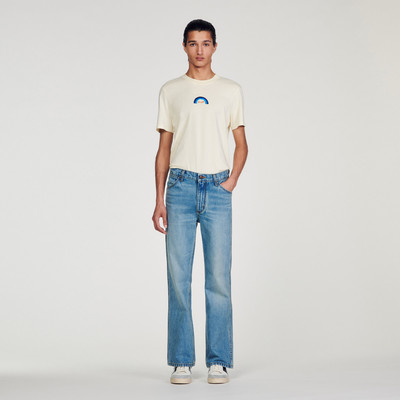 Sandro SANDROxWRANGLER faded jeans outlook