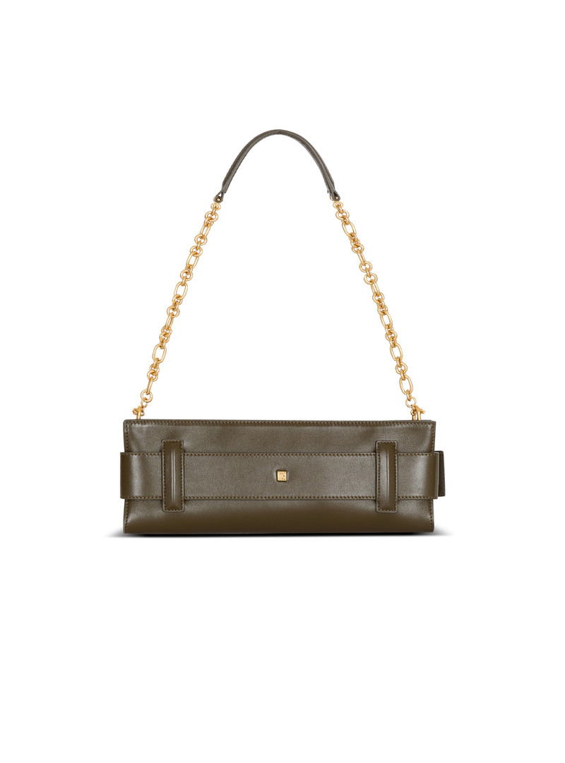 Anthem calfskin leather clutch 4