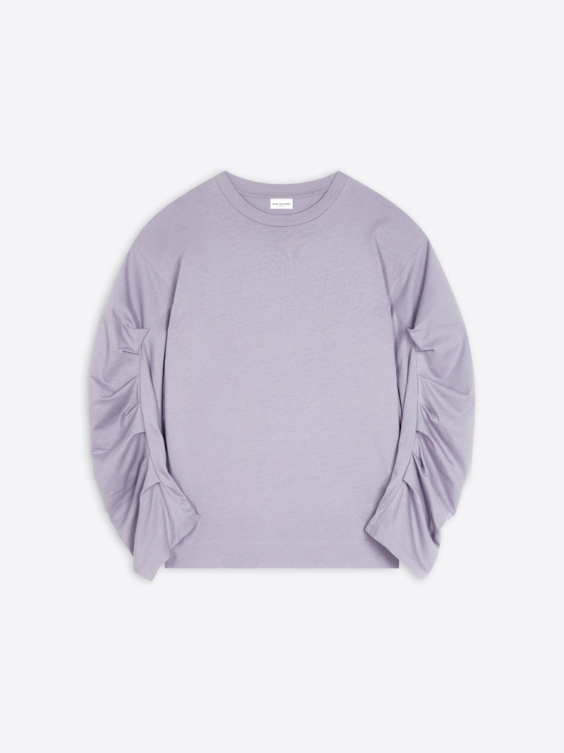 PLEATED SLEEVES T-SHIRT - 1