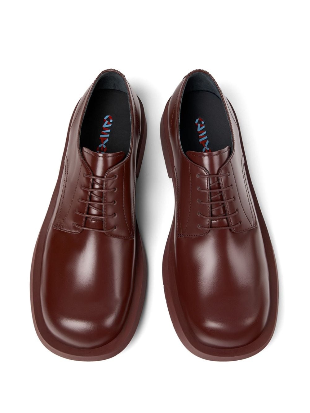 1978 leather derby shoes - 4