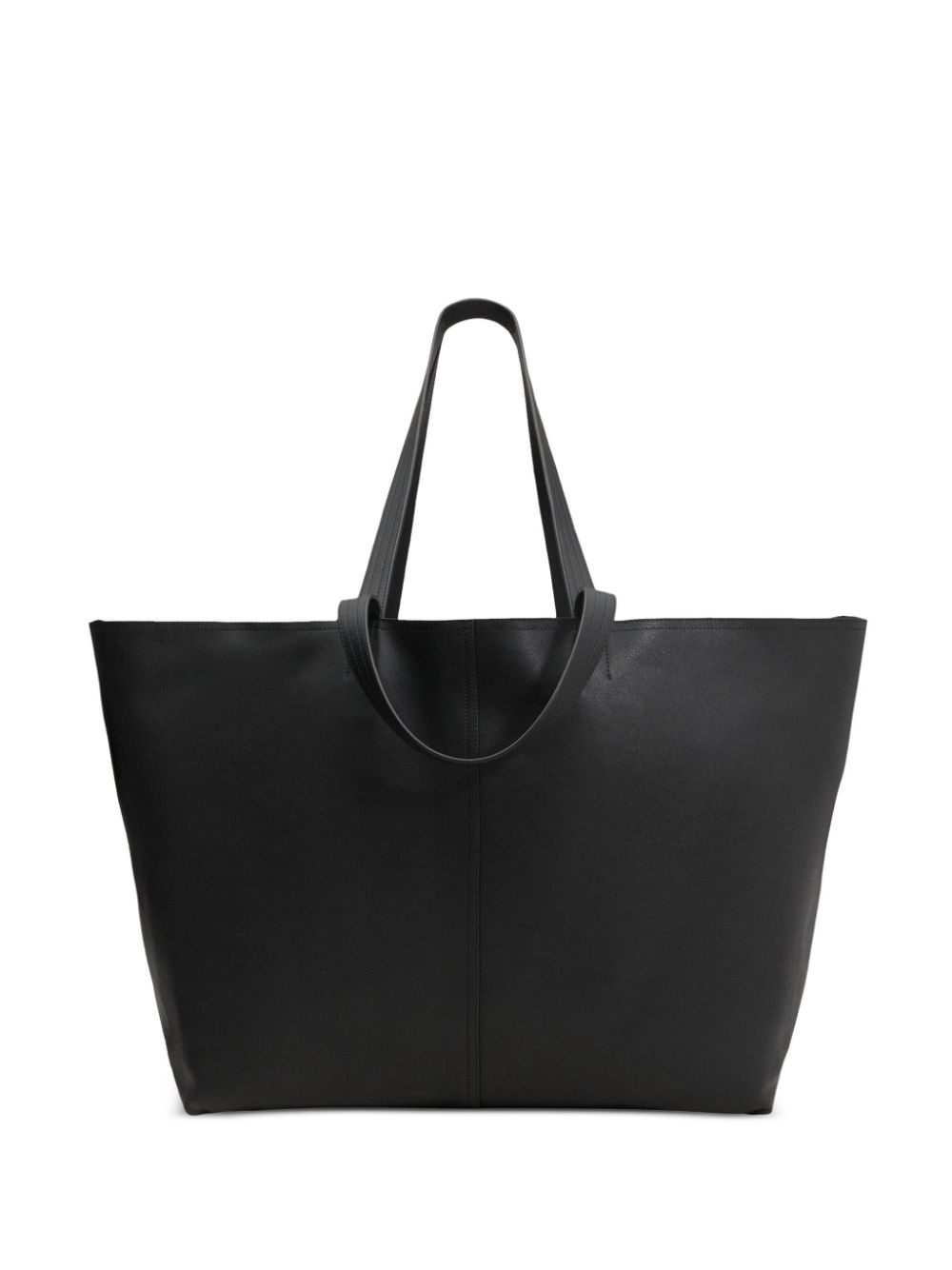 maxi leather tote bag - 4