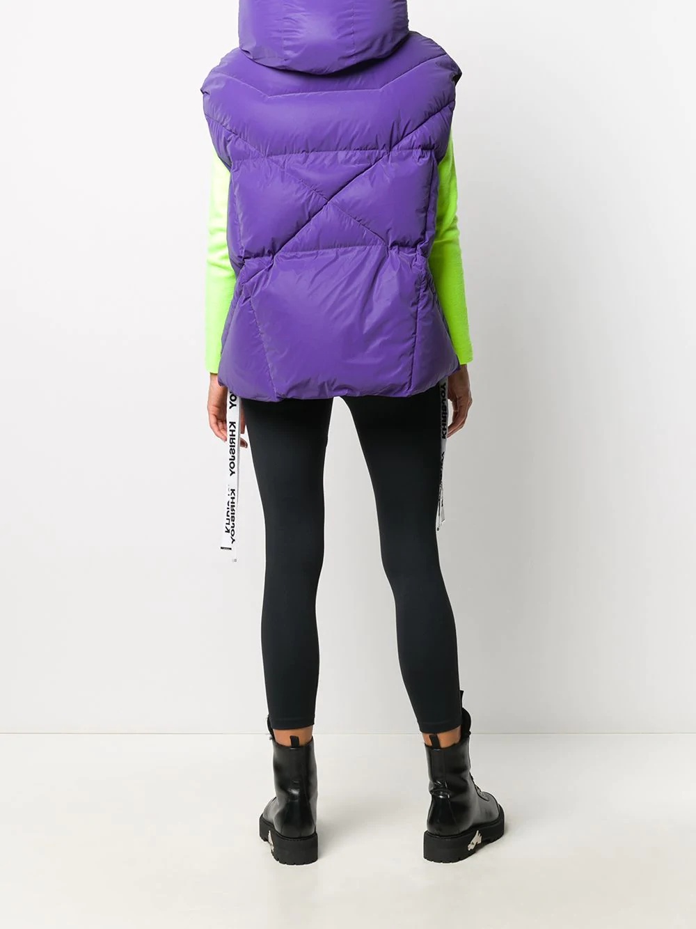 oversized hooded puffer jacket - 4