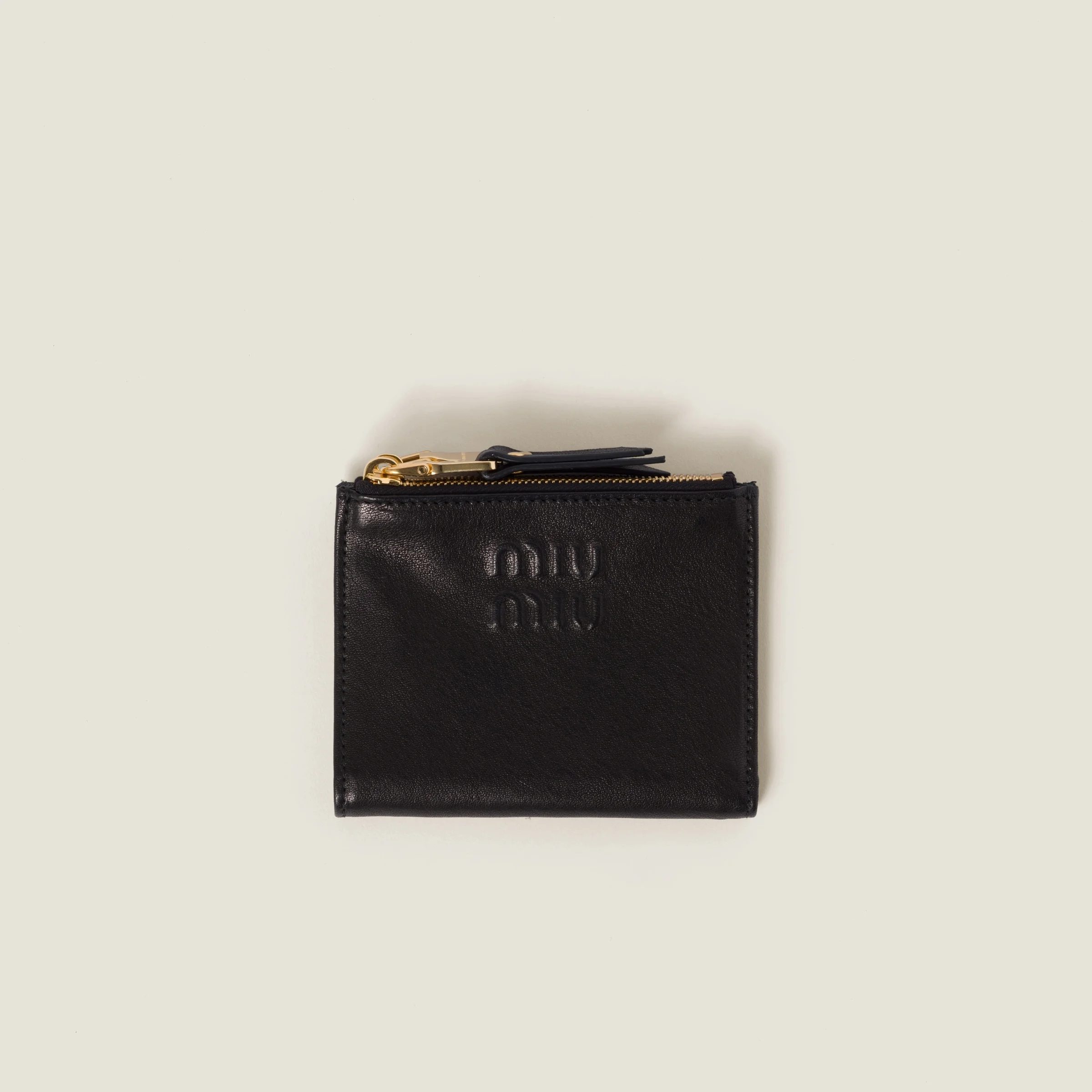 Small nappa leather wallet - 1