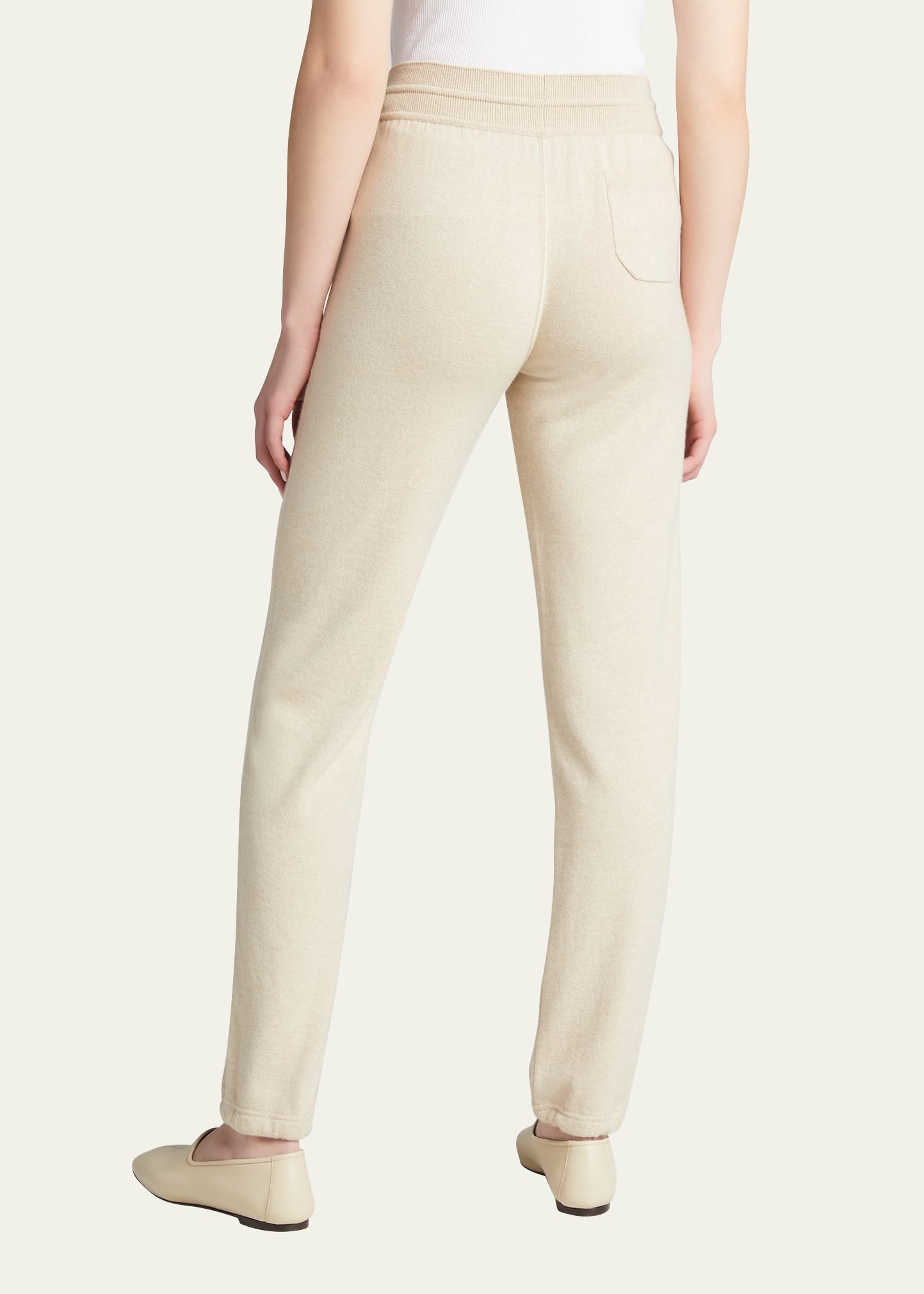 Merano Cashmere Drawstring Jogger Pants - 3