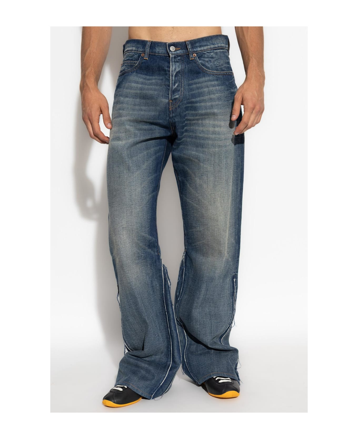 Mm6 Maison Margiela Jeans With A `vintage` Effect - 3