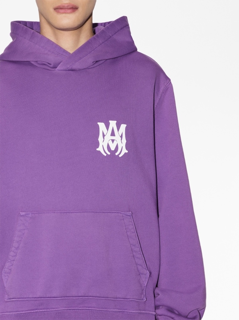 M.A. Core logo-print hoodie - 4
