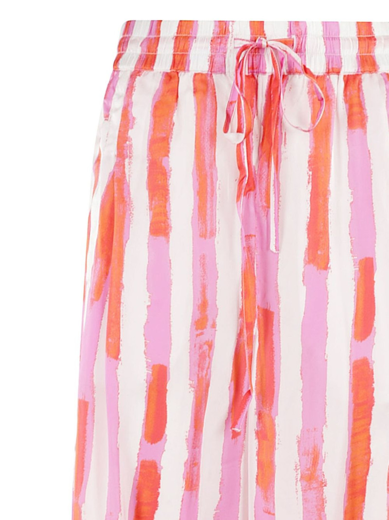 striped drawstring trousers 3