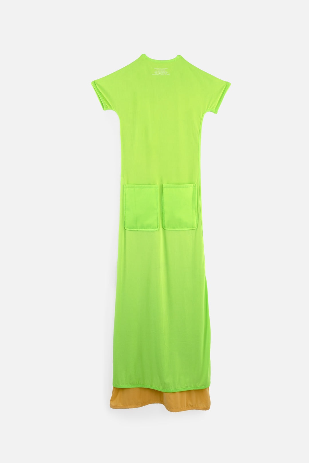 POCKETS DRESS / fluo green - 2