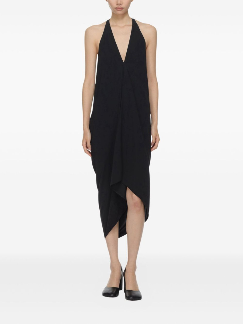 Rick Owens halterneck draped dress outlook