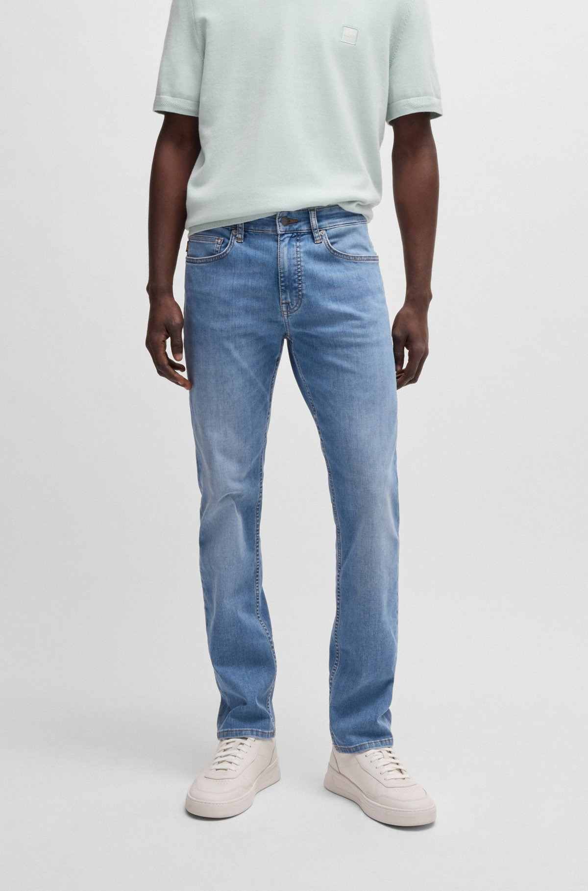 DELAWARE SLIM-FIT JEANS IN BLUE SOFT-MOTION DENIM - 2