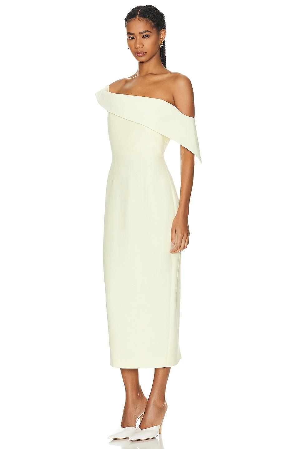 Asymmetric Midi Dress - 3