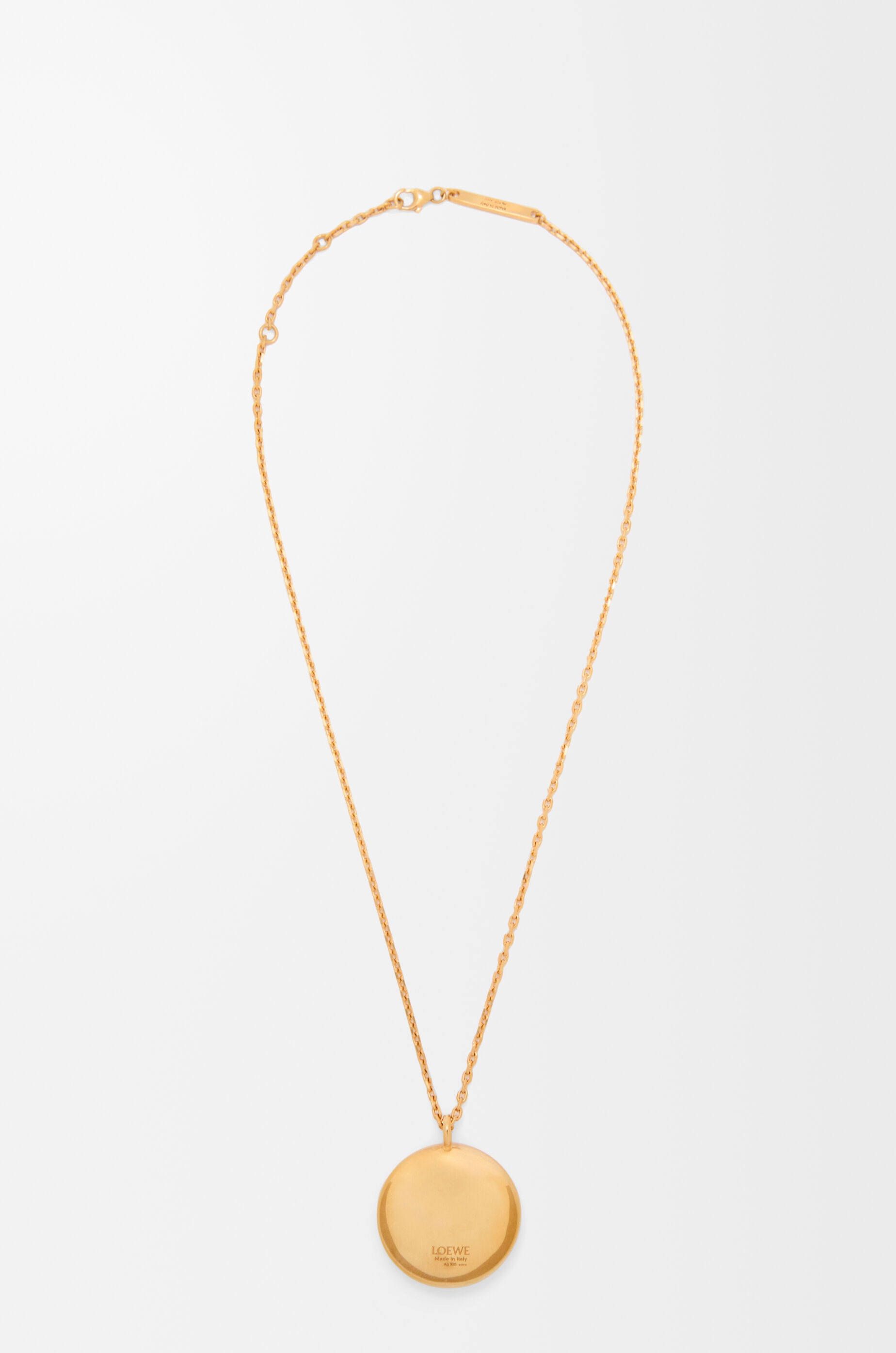 Cloud cloisonné necklace in sterling silver - 2