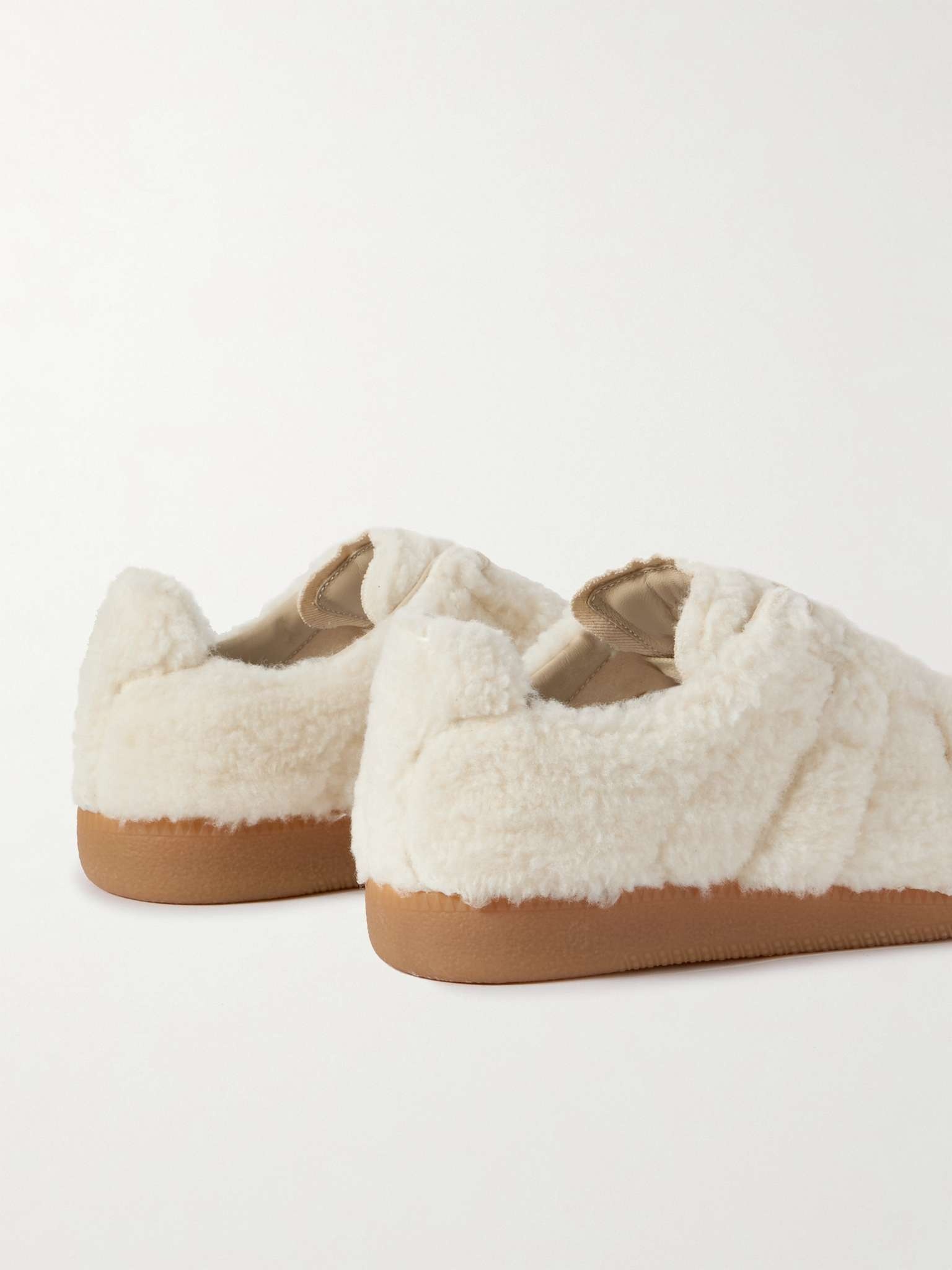 Replica Faux Shearling Sneakers - 5