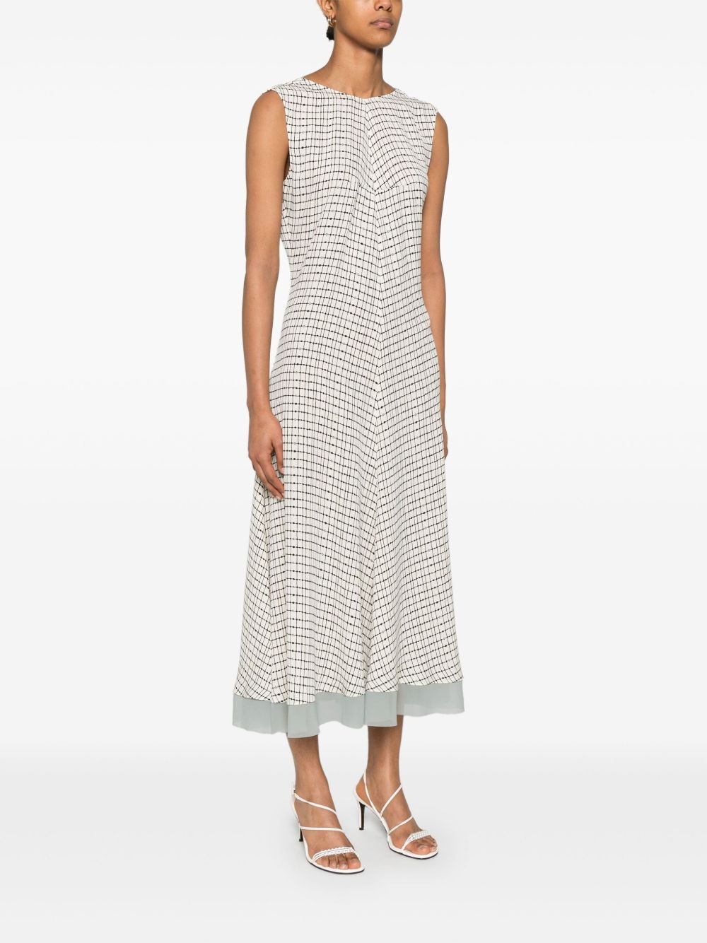 silk midi dress - 3
