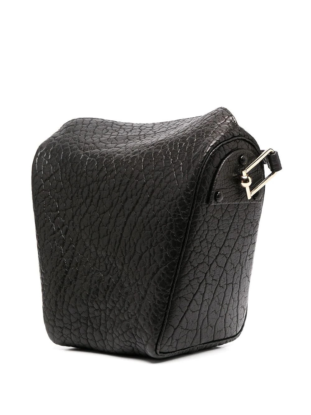 textured bucket shoulder bag - 3