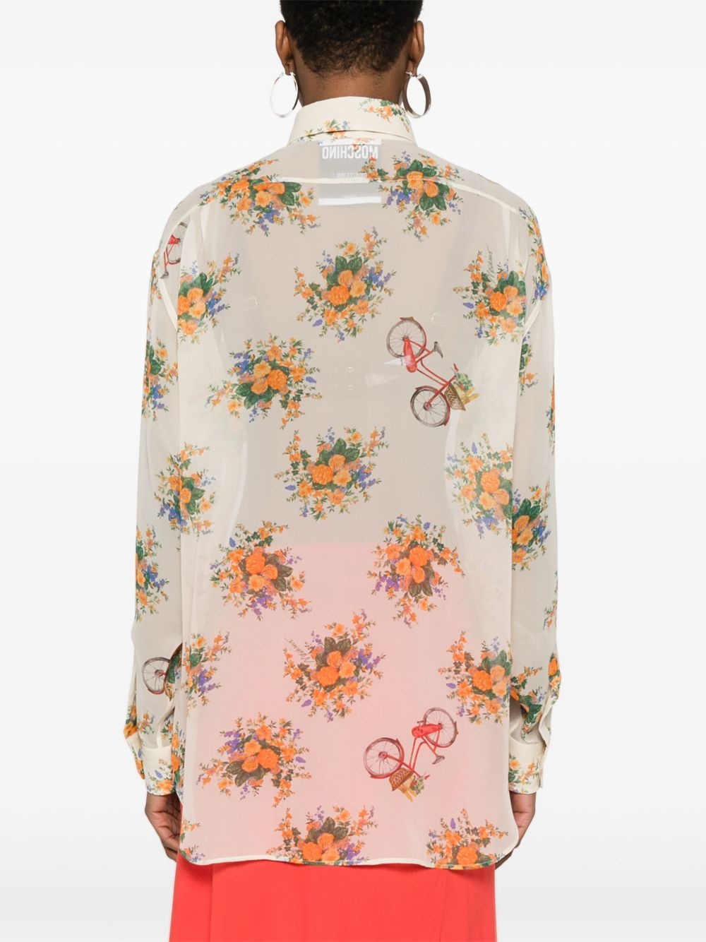 floral-print shirt - 4