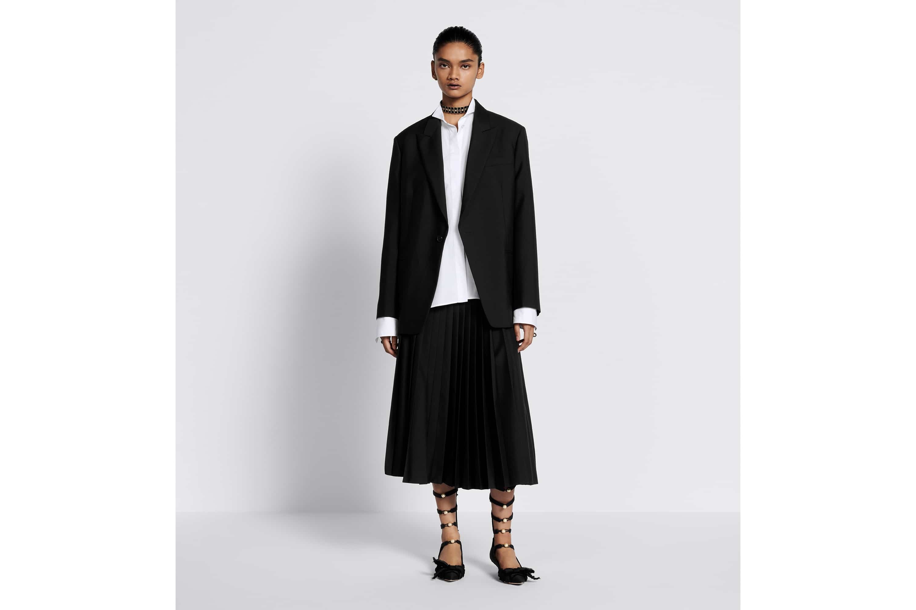 Flared Mid-Length Skirt - 4
