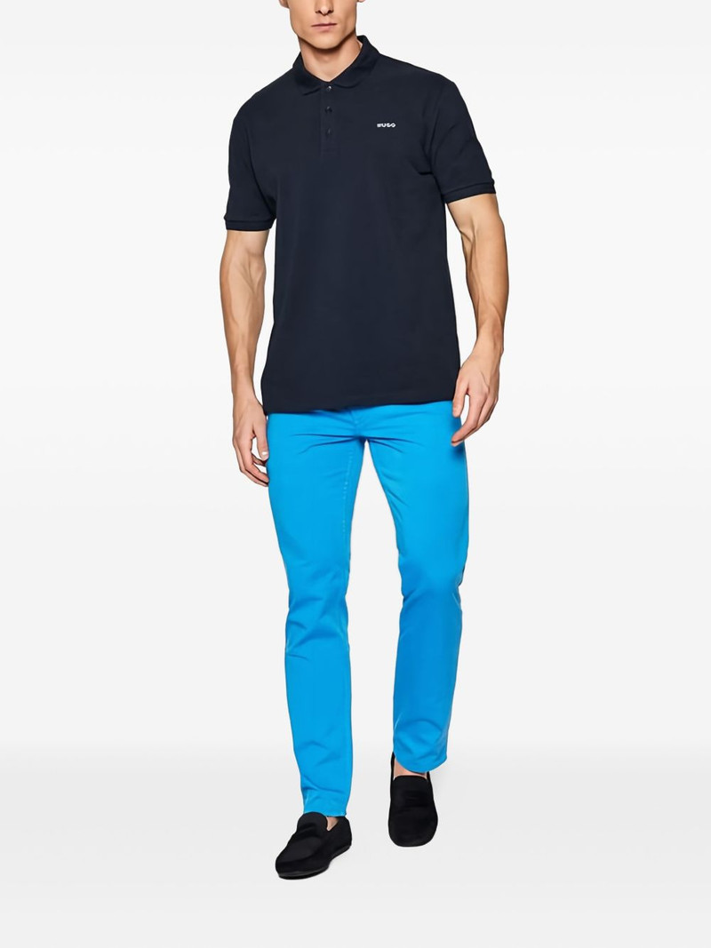 HUGO logo-detail polo shirt outlook