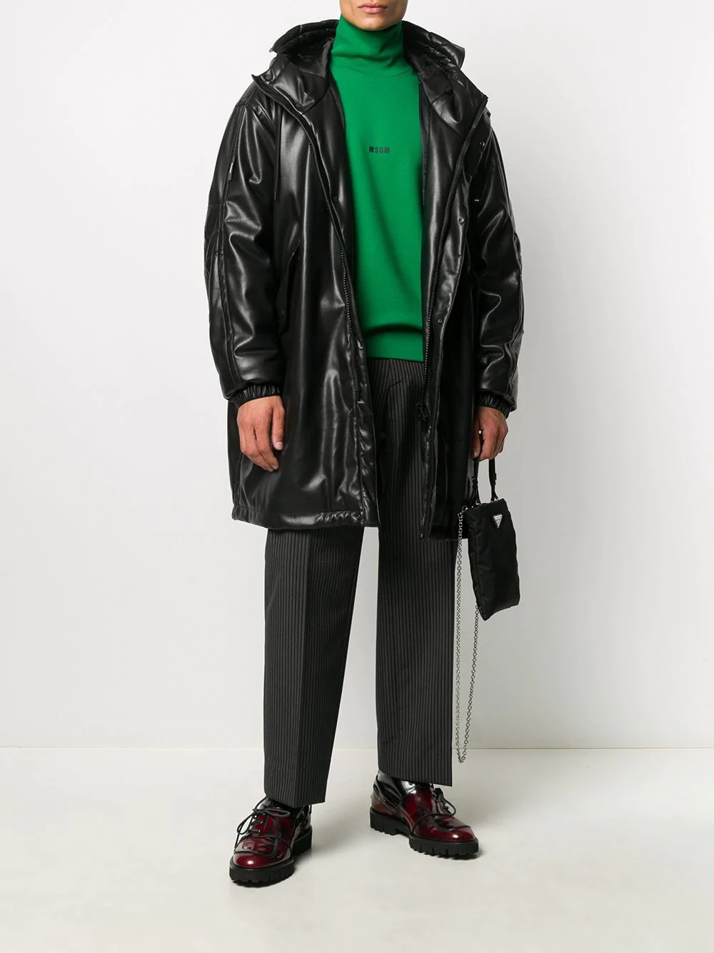 laminated finish raincoat - 2