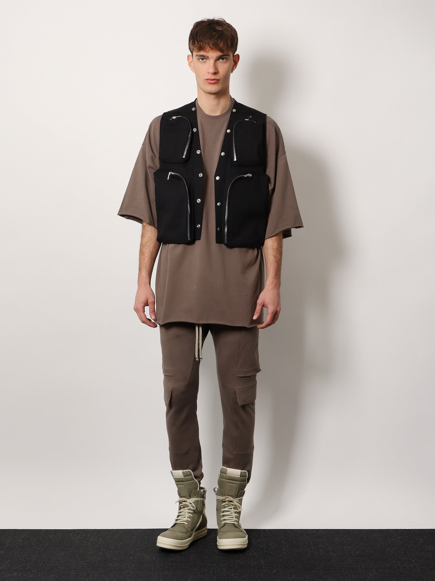 Rick Owens Men Mastodon Megacargo Organic Cotton Jogging Trouser - 2