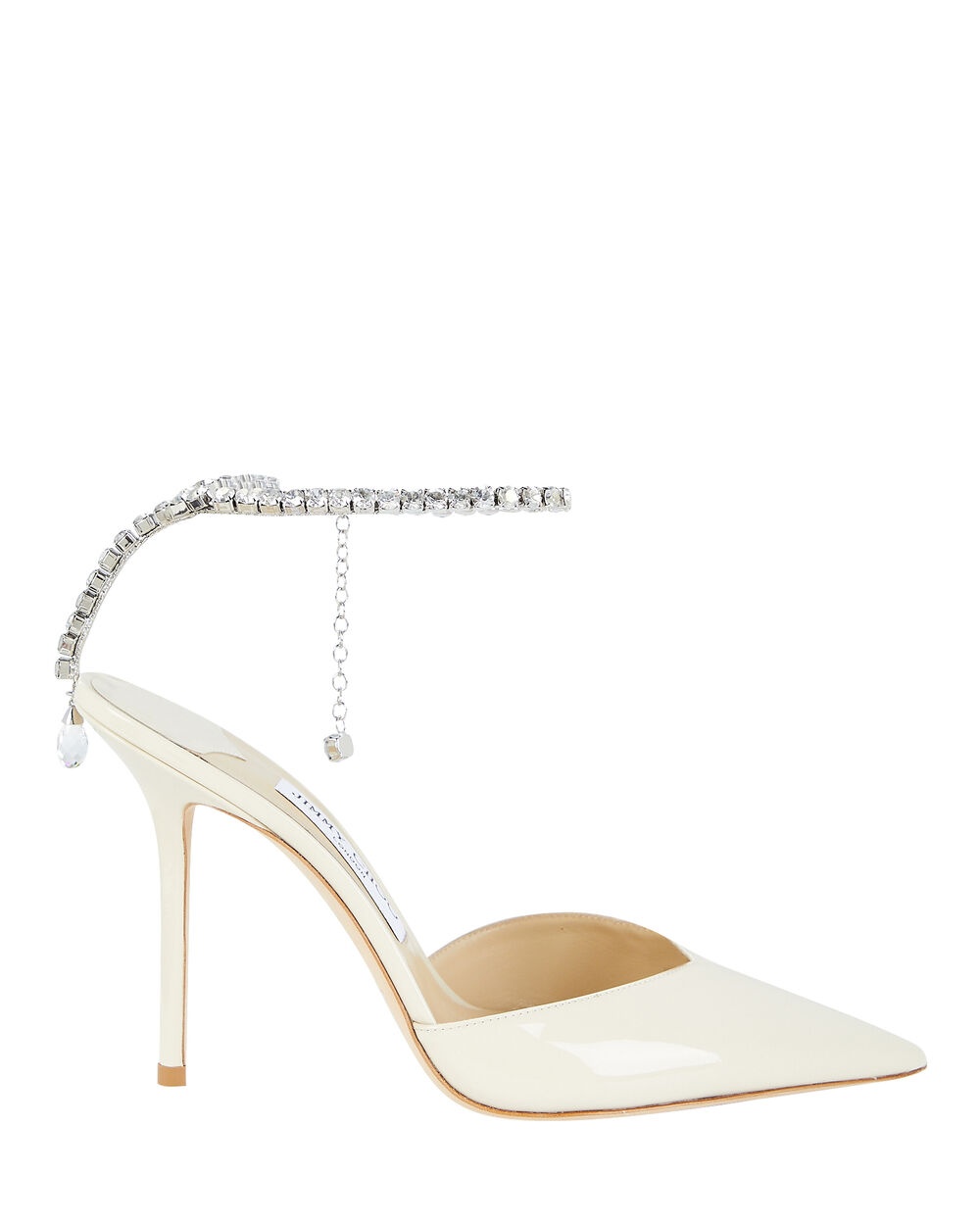 Saeda Embellished Patent-Leather Pumps - 1