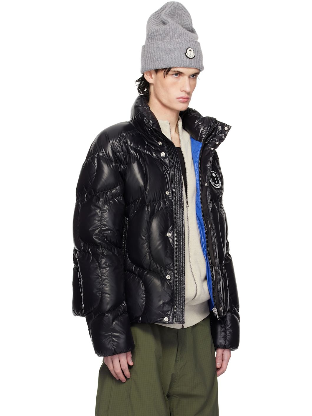 Moncler x Palm Angels Black Haunani Down Jacket - 2
