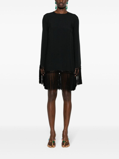 Taller Marmo Claudia fringed minidress outlook