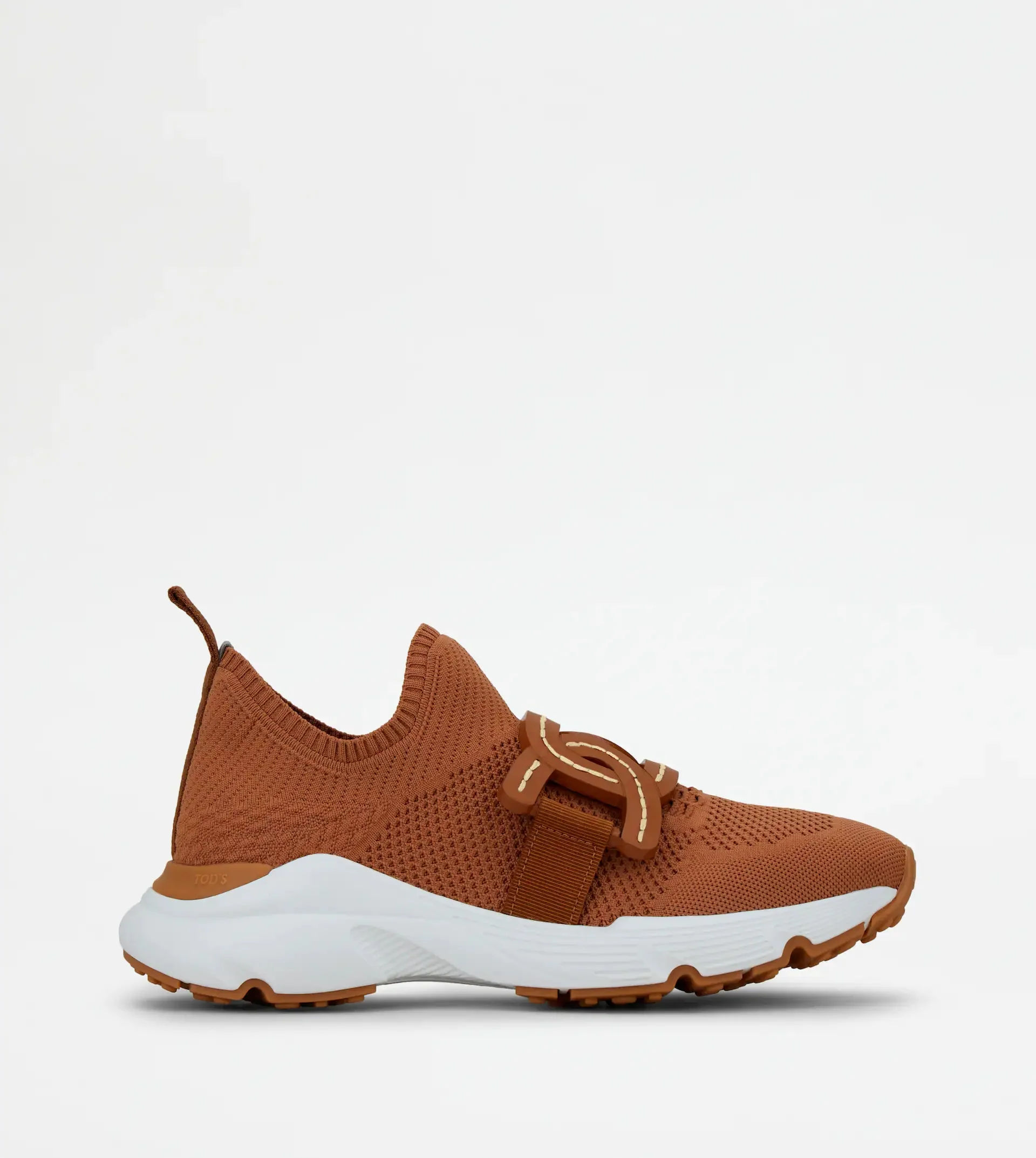 KATE SNEAKERS IN TECHNICAL FABRIC - BROWN - 1
