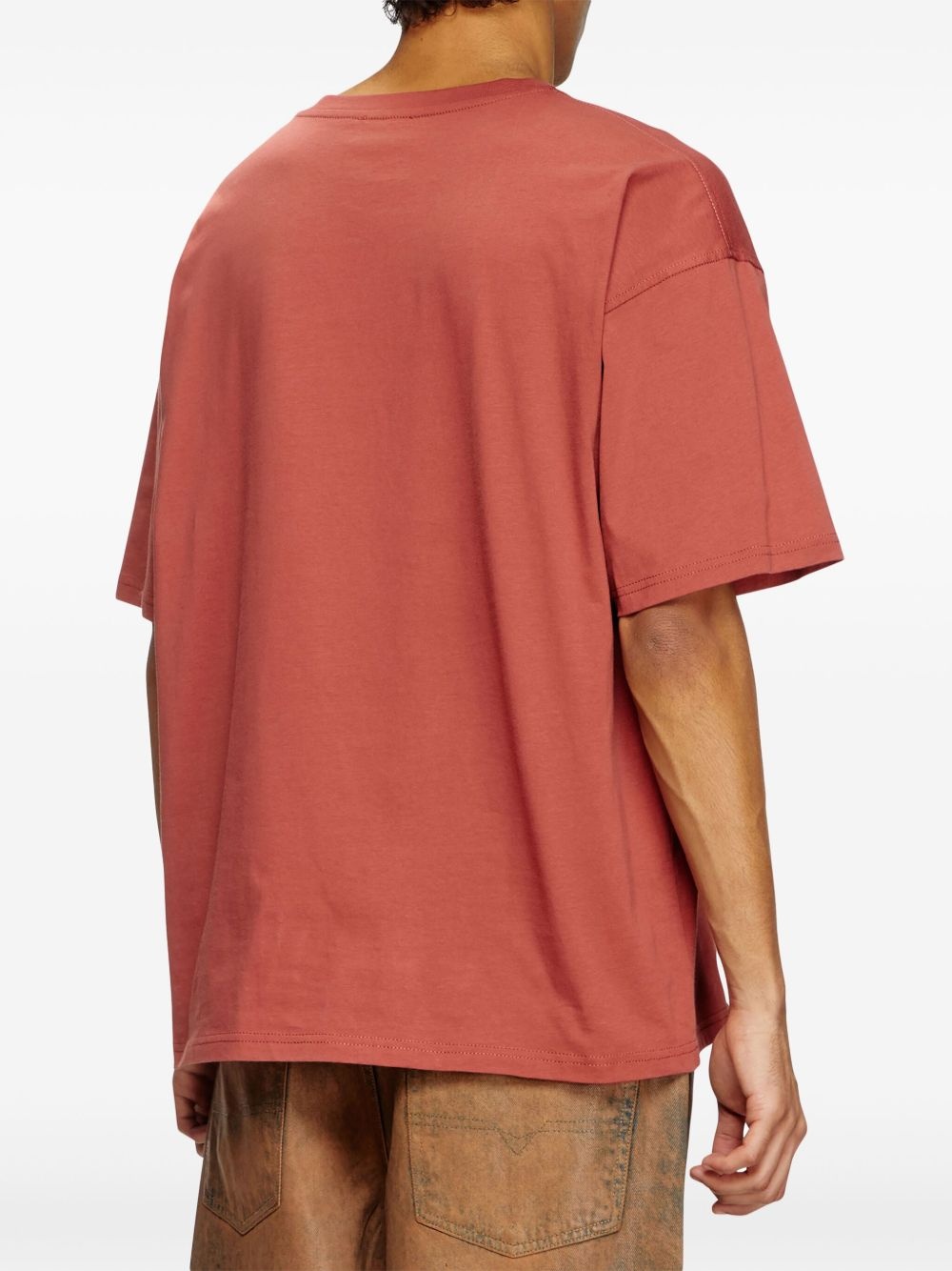 logo-patch organic-cotton t-shirt - 4