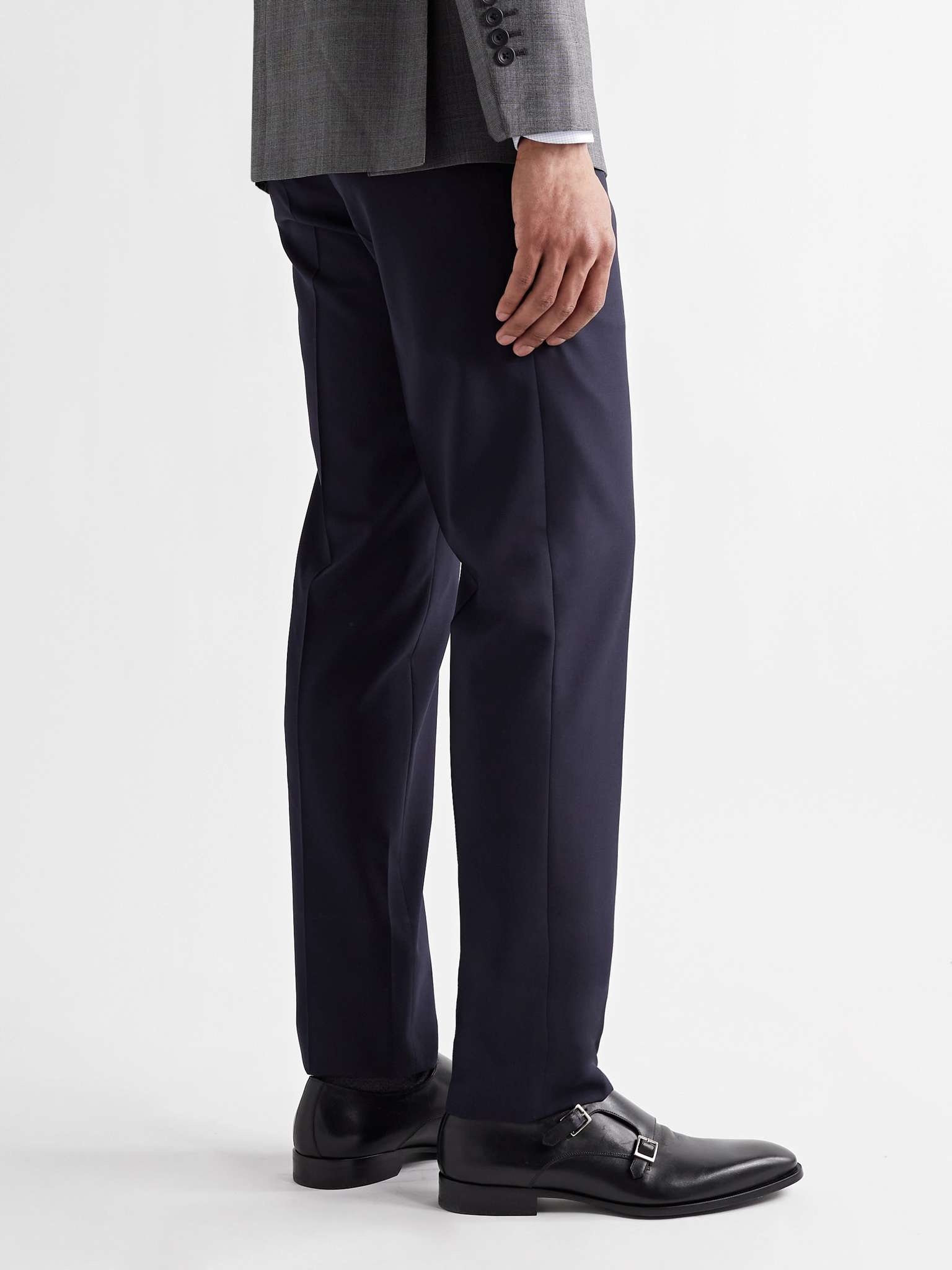 Slim-Fit Super 120s Wool Suit Trousers - 4