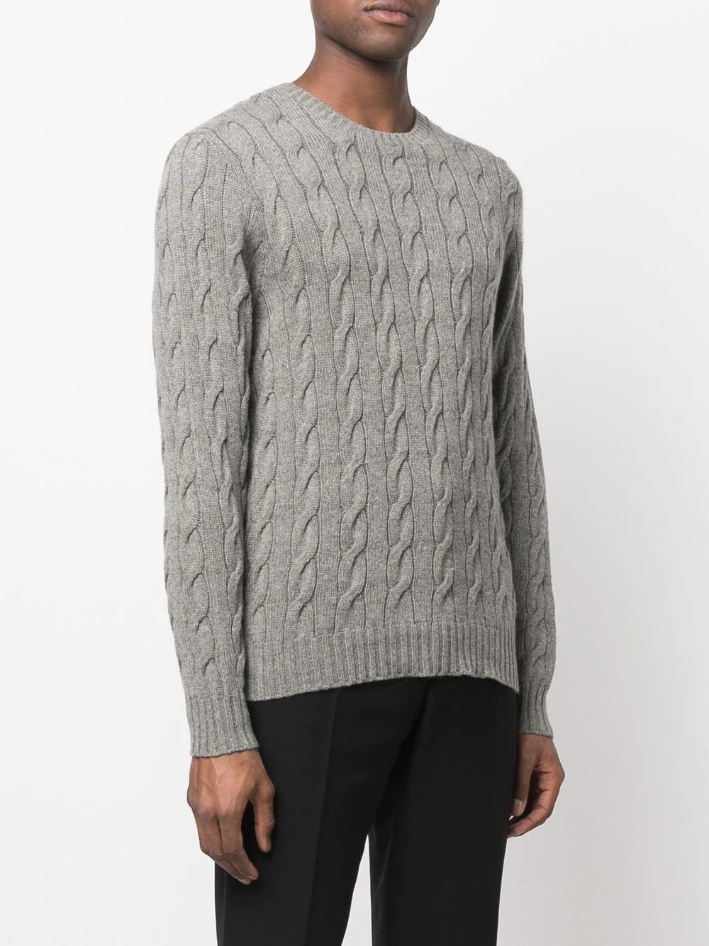 cable-knit cashmere jumper - 3