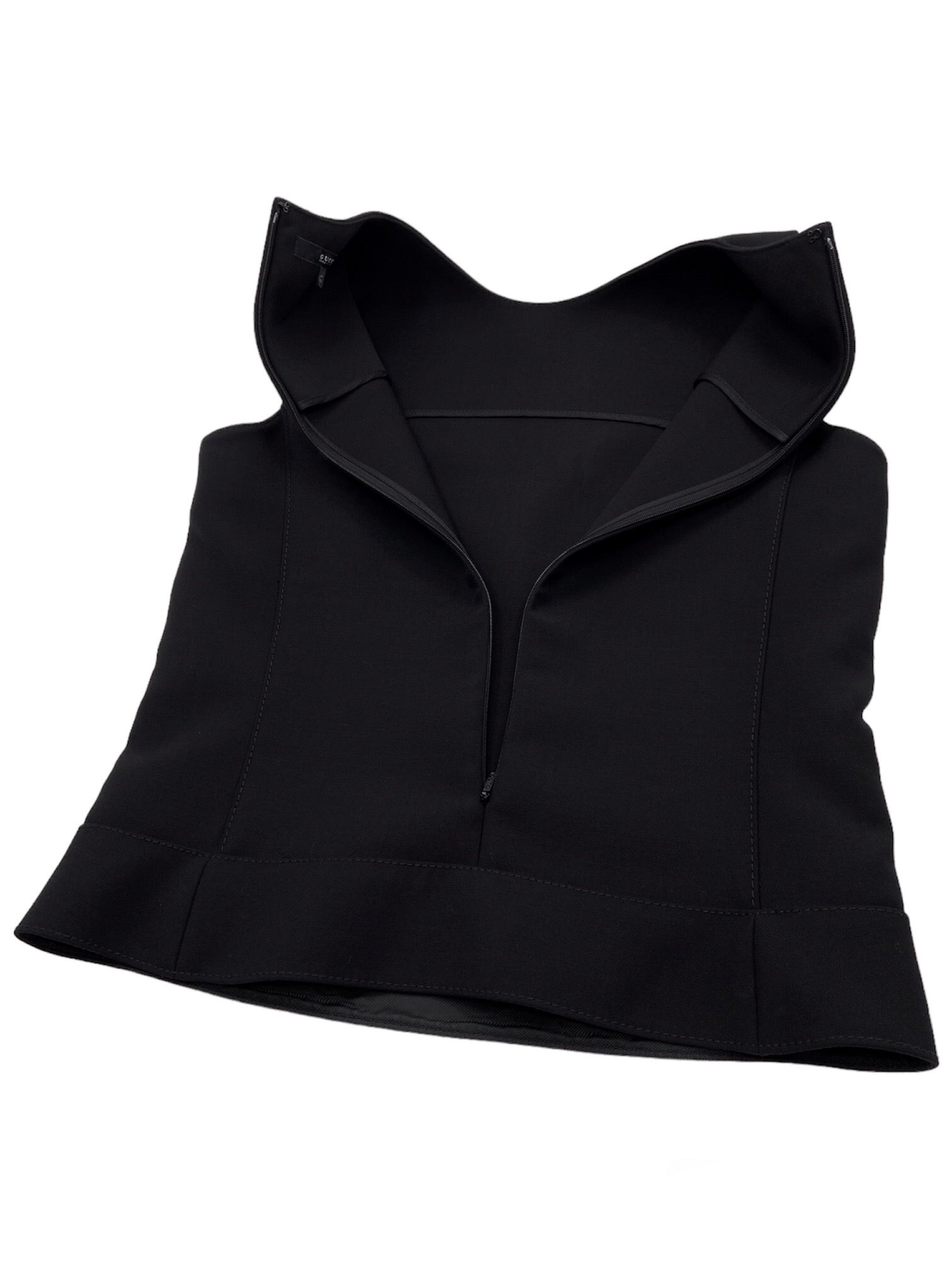 Gucci Fall 2001 Tom Ford Black Wool Tank Top Skirt Set 40 - 7