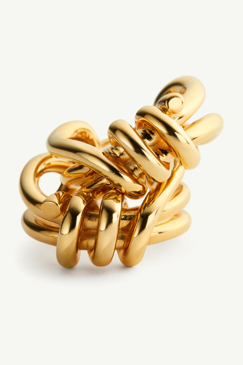 Knotted earrings 4