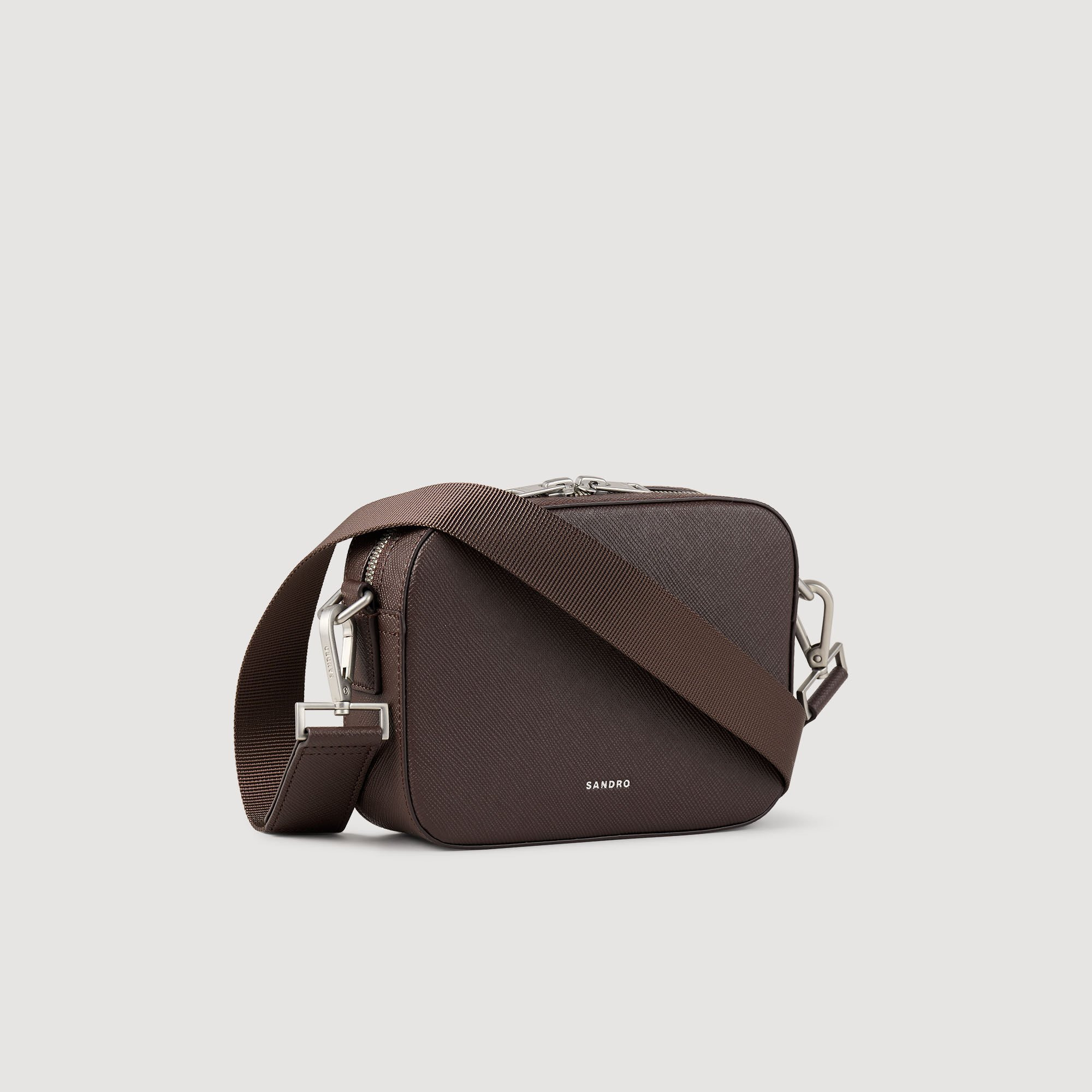 SMALL RECONSTITUTED LEATHER BAG - 3