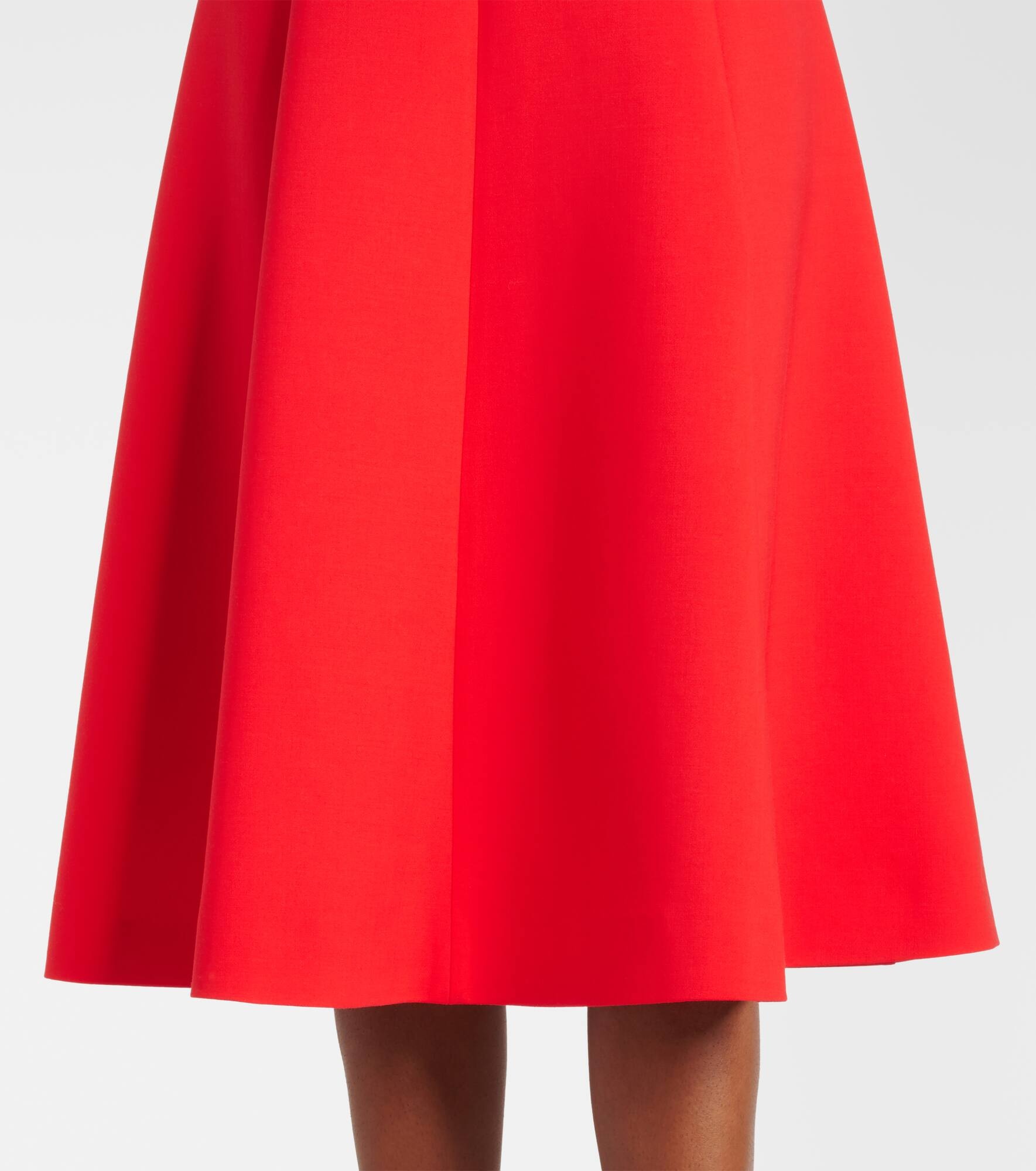 Wool-blend midi dress - 6