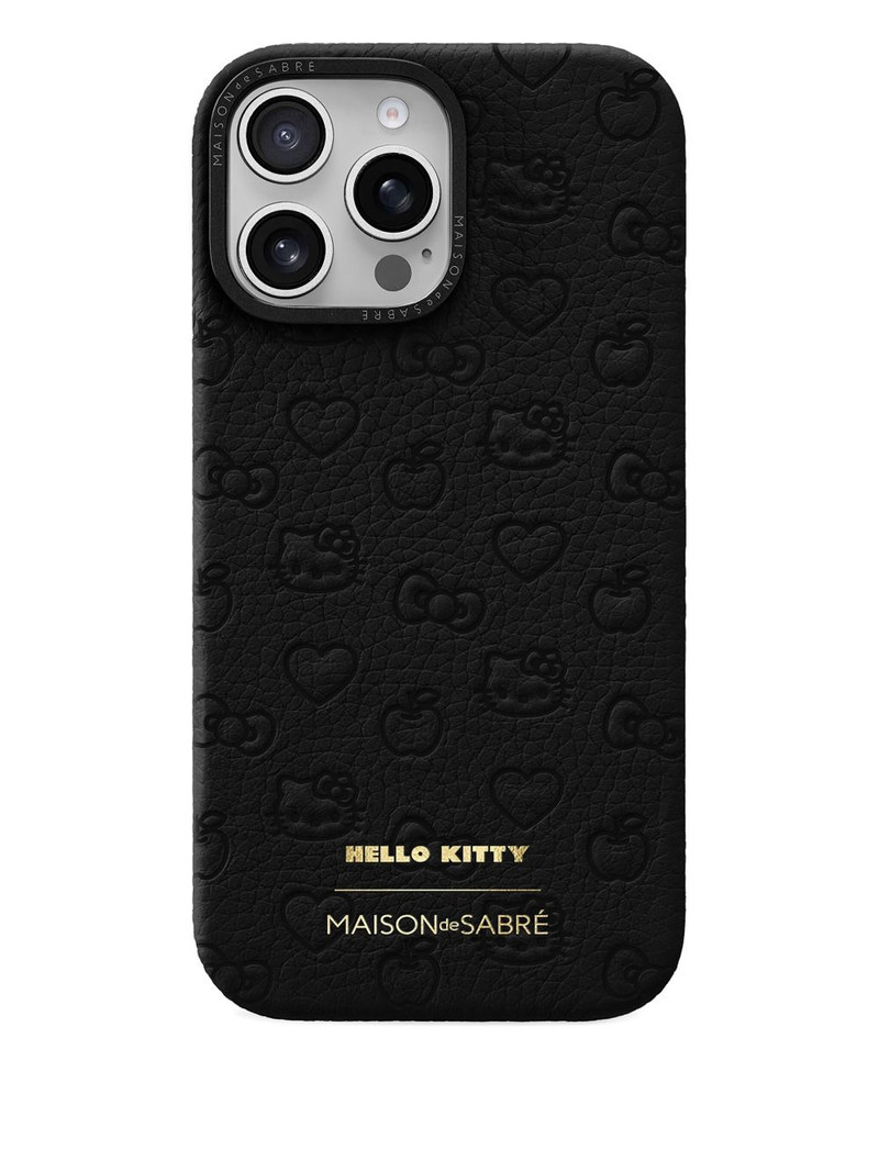 x Hellow Kitty leather iPhone 16 Pro case 1