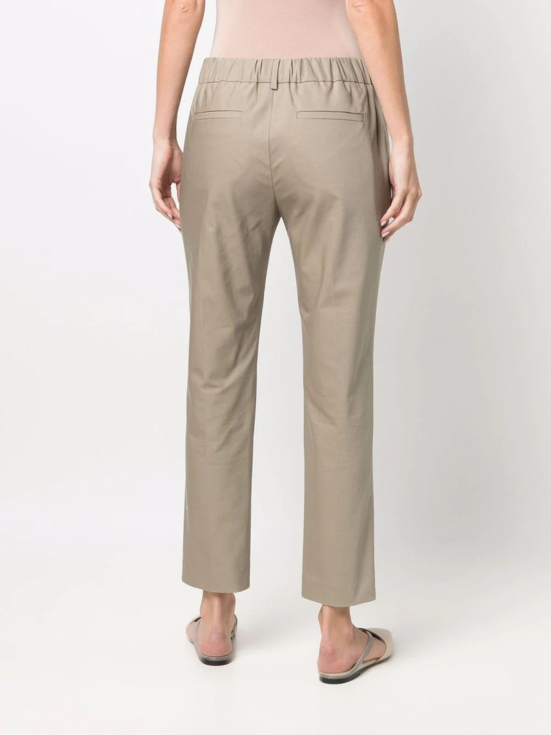 cropped straight-leg trousers 4