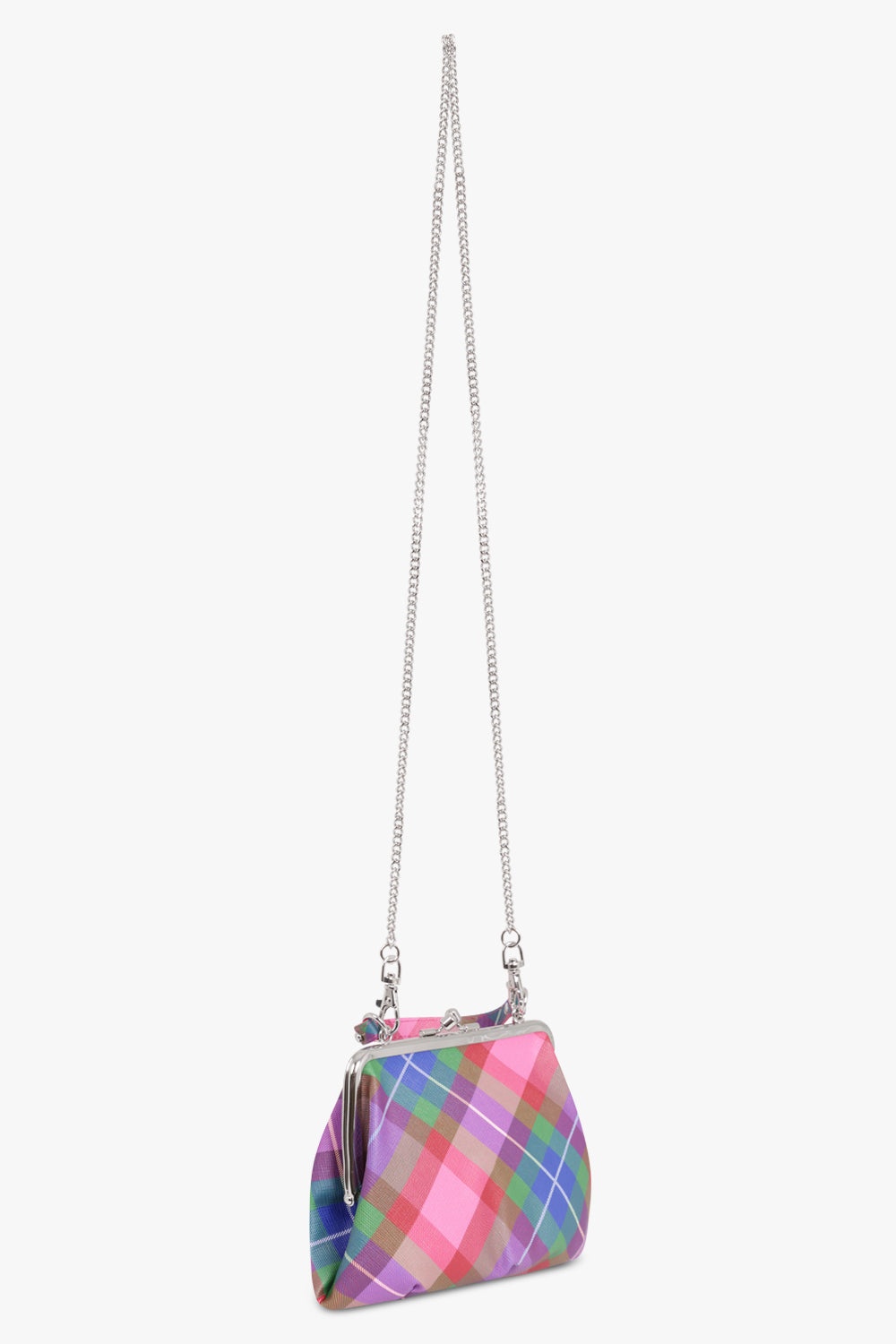 GRANNY PRINT FRAME PURSE | CANDY TARTAN 2