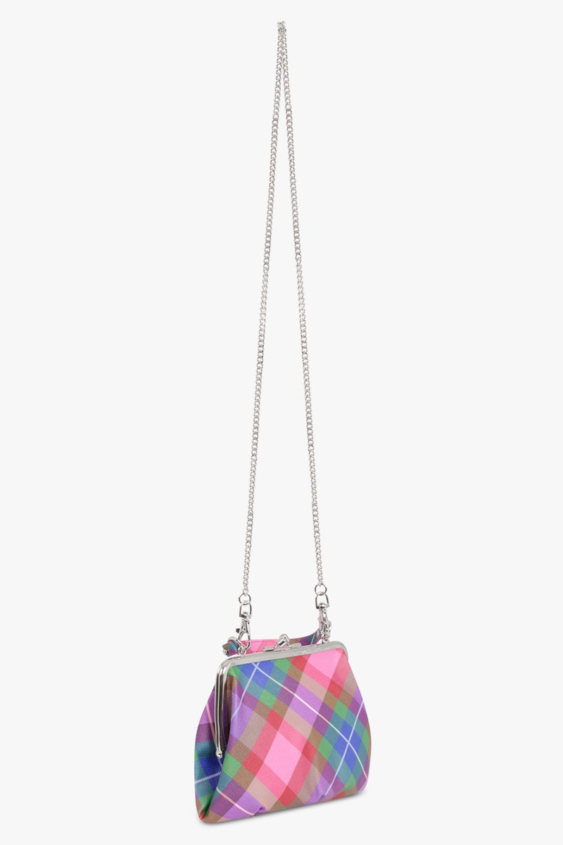 Vivienne Westwood GRANNY PRINT FRAME PURSE | CANDY TARTAN outlook