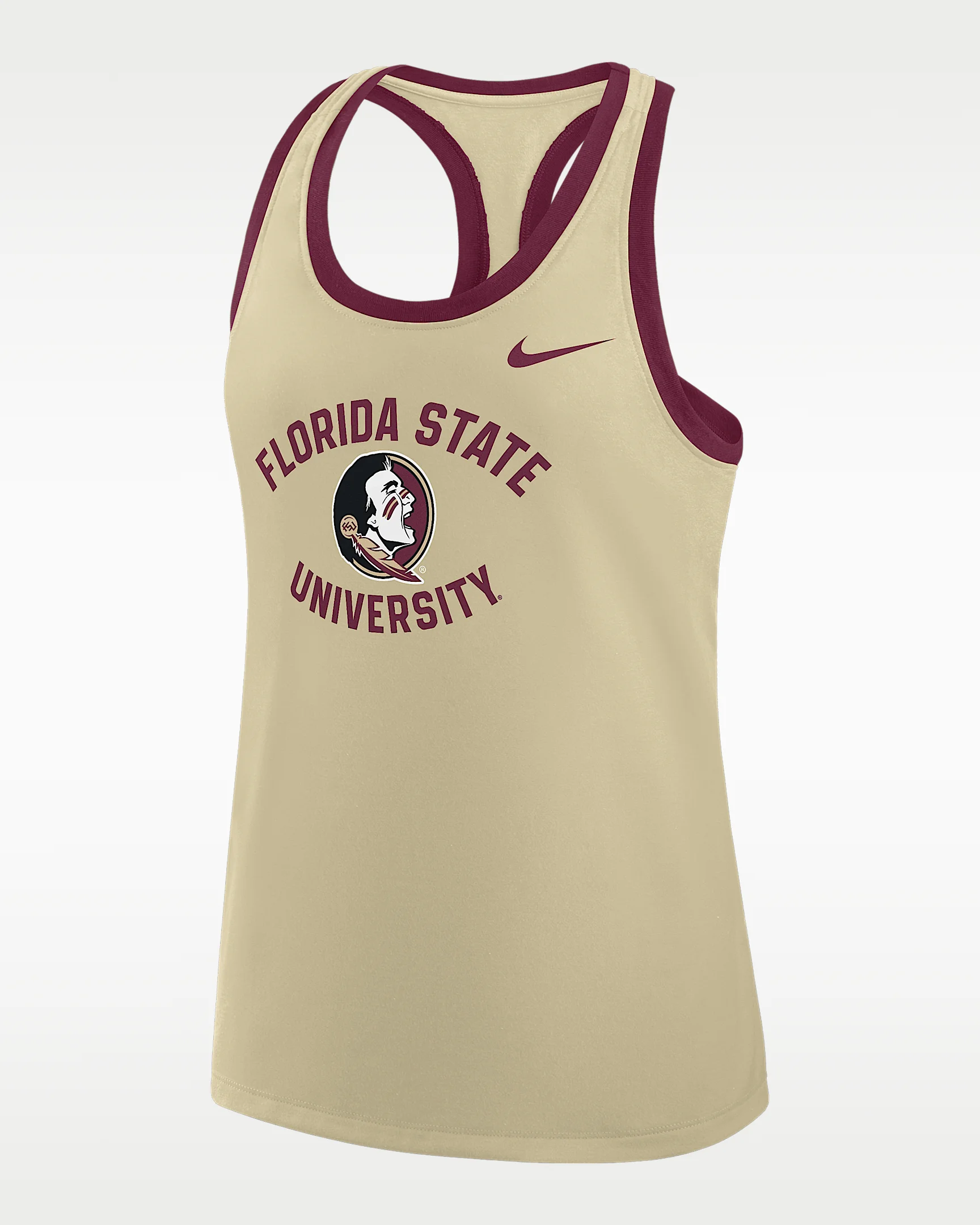 Florida State Uni Name Women's Nike College Racerback Tank Top - 1